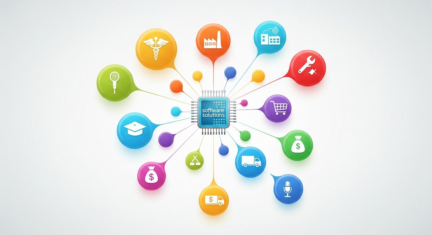 Collage of sleek product screens